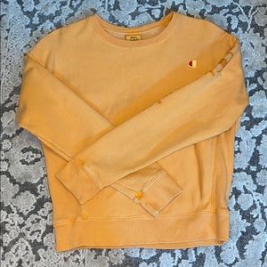 Bright Orange Champion Crewneck